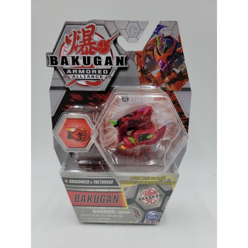 New Bakugan Armored Alliance Fused Diamond Dragonoid  Tretorous Sealed Chase 015